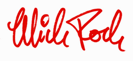 Mick Rock’s signature